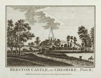 Beeston Castle in Cheshire Plate I. England