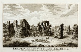 Reading Abbey in Berkshire Plate 1.