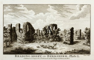Reading Abbey in Berkshire Plate 1. England