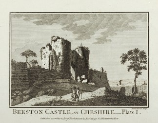 Beeston Castle in Cheshire Plate II. England