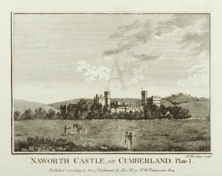 Naworth Castle in Cumberland Plate 1 England