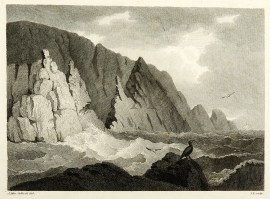 No.VI. View in the Greve De Lecq in the Isle of Alderney.