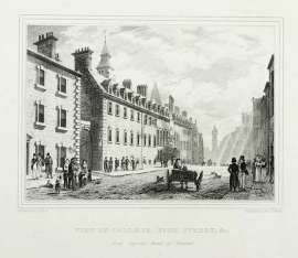 View of College, High Street, &c from opposite Head of Vennal.