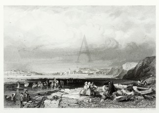 Entrance to Shields Harbour. BRITISH ISLES