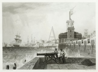 View from the Saluting Platform, Portsmo… England