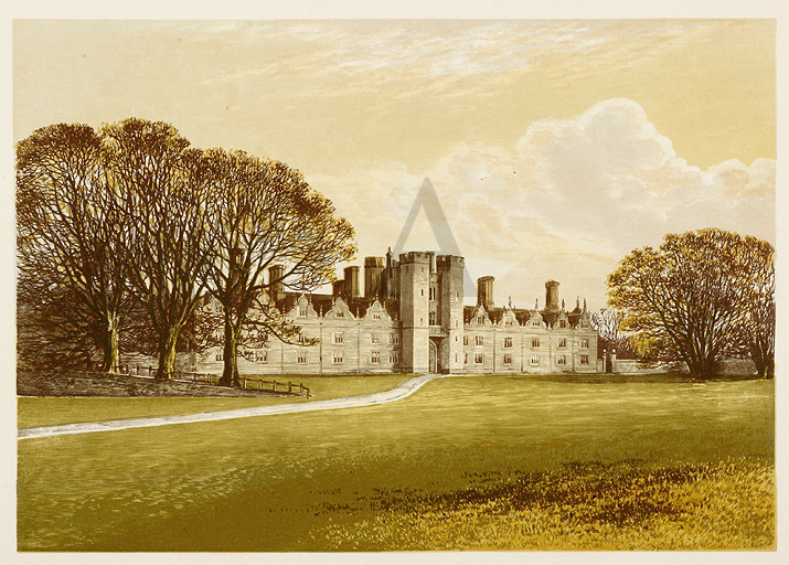Knole - Antique Print from 1860