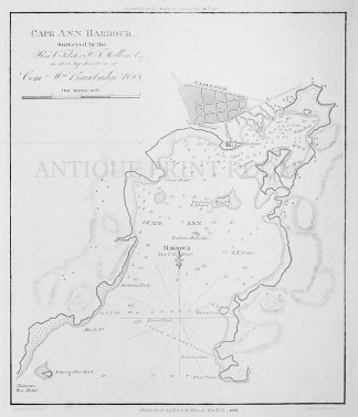 [Gloucester Harbor] Cape Ann Harbour. Town Plans