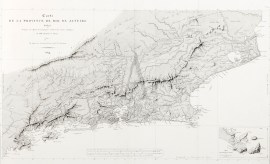 Carte De La Province De Rio De Janeiro.