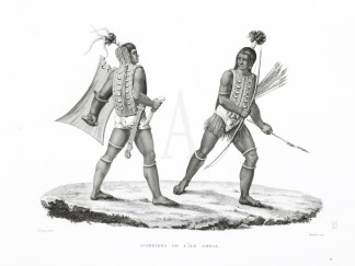Guerriers de L’Ile Ombai. New Guinea