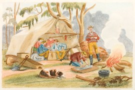 Examining the Days Work, a Bendigo Sketch