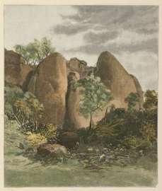 A Granite Out-Crop on the Seven Creeks.