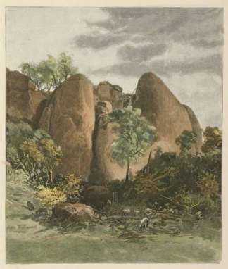 A Granite Out-Crop on the Seven Creeks. Regional