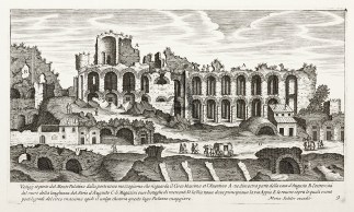 Vestigij et parte del Monte Palatino dal… Architecture