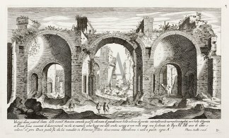 Vestigi duna parte di dentro delle terme… Architecture