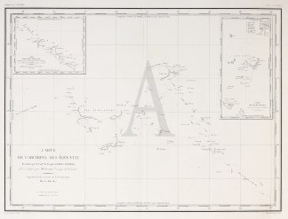 Carte de l’Archipel des Iles Viti Melanesia