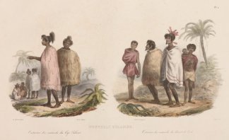 Costumes des naturels du Cap Palliser NEW ZEALAND