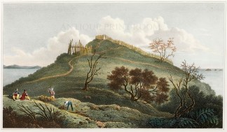 Vue De Kahouwera. Village fortifie a la … NEW ZEALAND