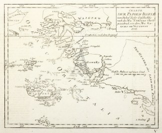 Charte der Papous-Inseln, zum Behus dies… New Guinea