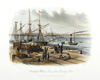 Sandridge, Williams Town, from Railway P… Melbourne