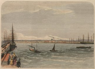 The Beach in 1875. Melbourne