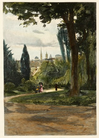 The Fitzroy Gardens. Melbourne