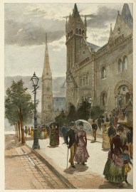 Collins Street East on Sunday Morning.