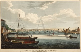 View of the Vauxhall Iron Bridge. Bridges