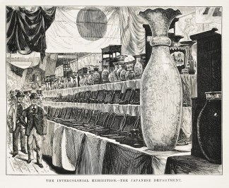The Intercolonial Exhibition - the Japanese Department. - Antique Print from 1875