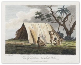 View of a Hut in New South Wales. First Nations History