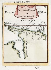 Nouvelle Guinee et Carpentarie. Acquisitions Maps Nouvelle Guinee et Carpentarie.
