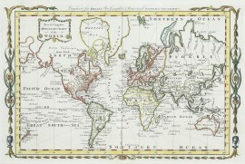 A New & Complete Mercator Chart of the World.