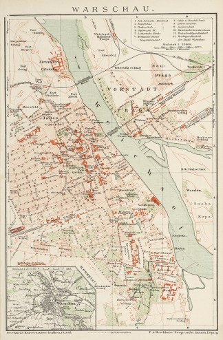 Warschau. Town Plans