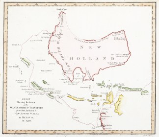 Chart Shewing the Track of the Waaksamhe… Australia (General)