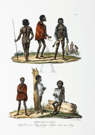 Neu-Holland. Eingeborne von Konig Georgs… First Nations History