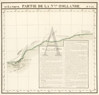 Oceanique. Partie de la Nouvelle Holland… Western Australia