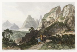 Foot of the Too-hing, or Two Peaks, at Le Nai. China Foot of the Too-hing, or Two Peaks, at Le Nai.