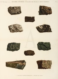 Arabie Petree (Vallee de Pharan, Mont Horeb) 1...9 Roches Porphyrithiques. 10 Roche de Filon.