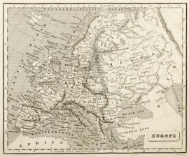 Europe - Antique Map from 1840
