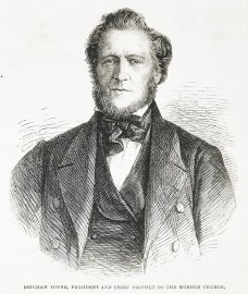 Brigham Young, president and chief of the Mormon C… RELIGIOUS