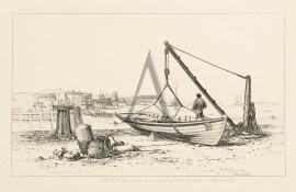 Skiff & c, at the entrance of the W.I.Docks Blackwall.