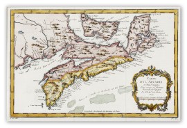 Carte de L'Accadie et Pays Voisins