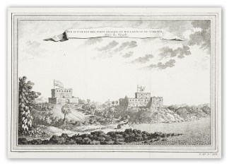 Vue sud des Forts Anglois et Hollandois … AFRICA