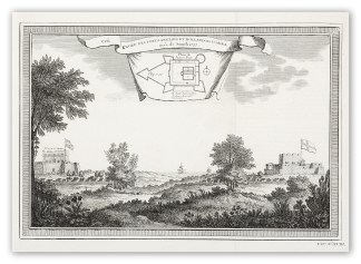 Vue nord des Forts Anglois et Hollandois… AFRICA