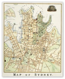 Map of Sydney. TOWN PLANS