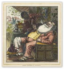 Father Christmas in Australia.