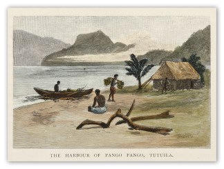 The Harbour of Pango Pango, Tutuila. PACIFIC