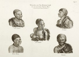 Menschen aus Van-Diemens Land.