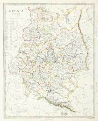 Russia in Europe General Map. Europe (General)