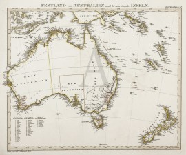 Festland von Australien und benachbarte Inseln. Australia (General)