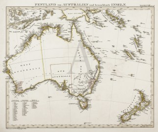 Festland von Australien und benachbarte … Australia (General)